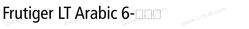 Frutiger LT Arabic 6字体转换 Frutiger LT Arabic 6字体转换